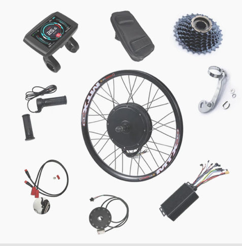 2000w 52v 20Ah ebike conversion kit motor battery LG Cells MTX Rim Full Kit